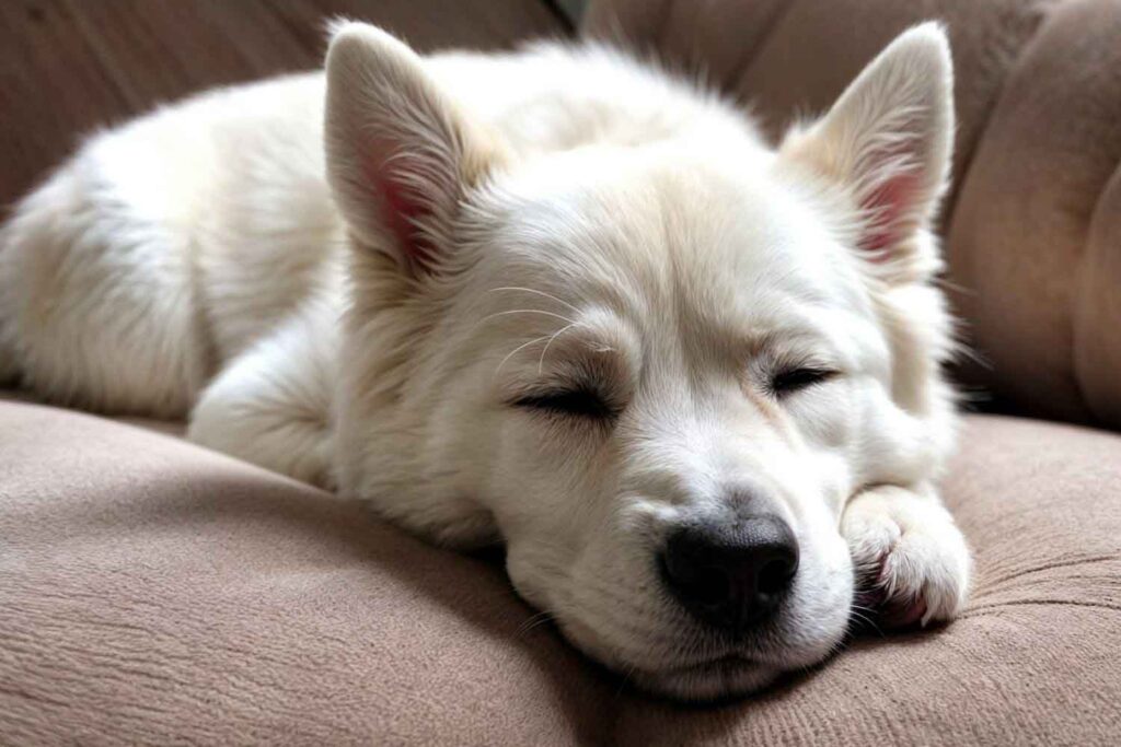 Adorable Sleeping Dog: Peaceful Puppy Nap Time | CutePetHut